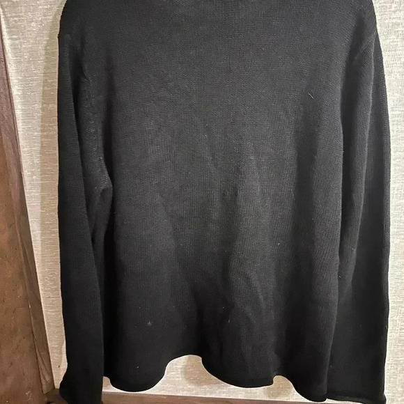 Black Long Sleeve Christmas Santa Believe Sweater Size XL - Picture 9 of 10